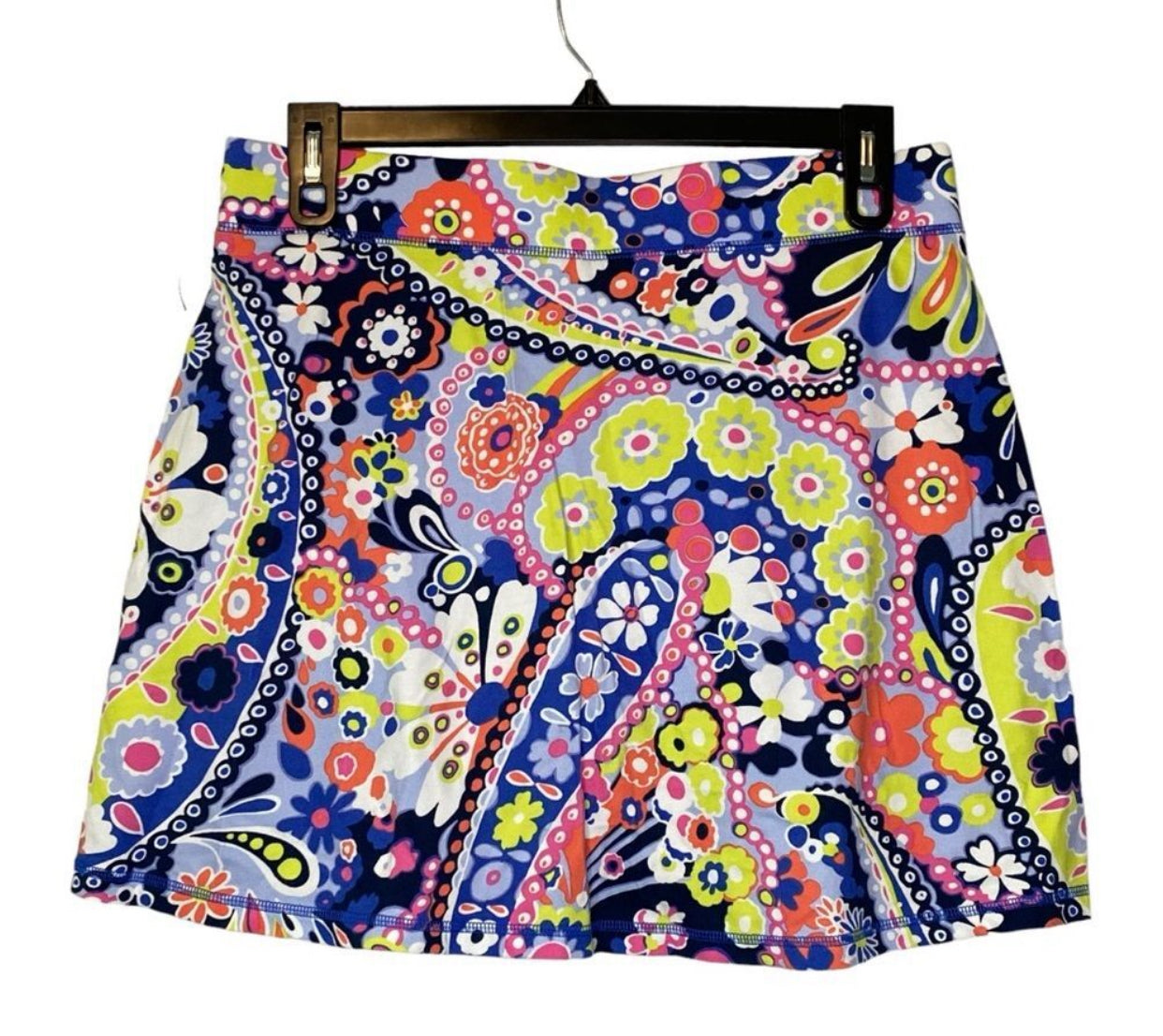 T by Talbots Bright Floral Skort UPF30 Golf Athletic Tennis - Size Large Petite