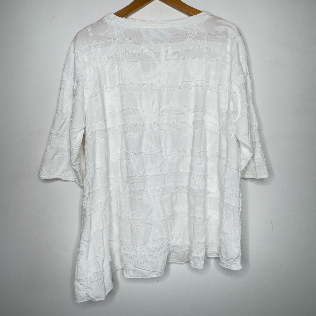 Casual Cottonseed Wear Top - Size XL