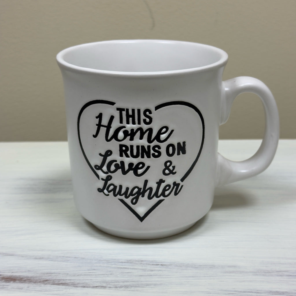 This Home Runs on Love & Laughter Mug