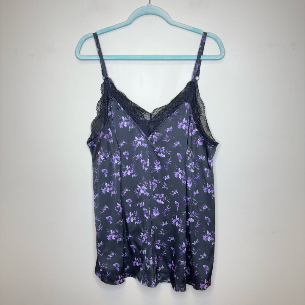 Torrid Satin Lace Trim Cami Tank Top - Size 2X