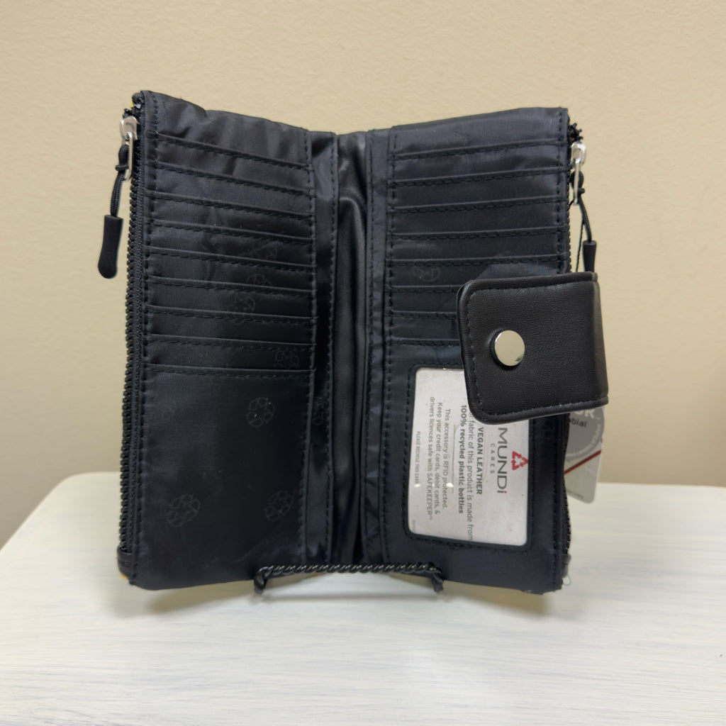 Mundi Vegan Leather Lemon Print Wallet