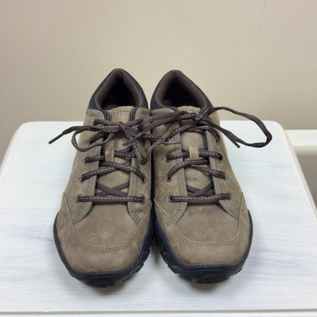Merrell Quartz Stone Ortholite Leather Hiking Shoes - Size 7 1/2