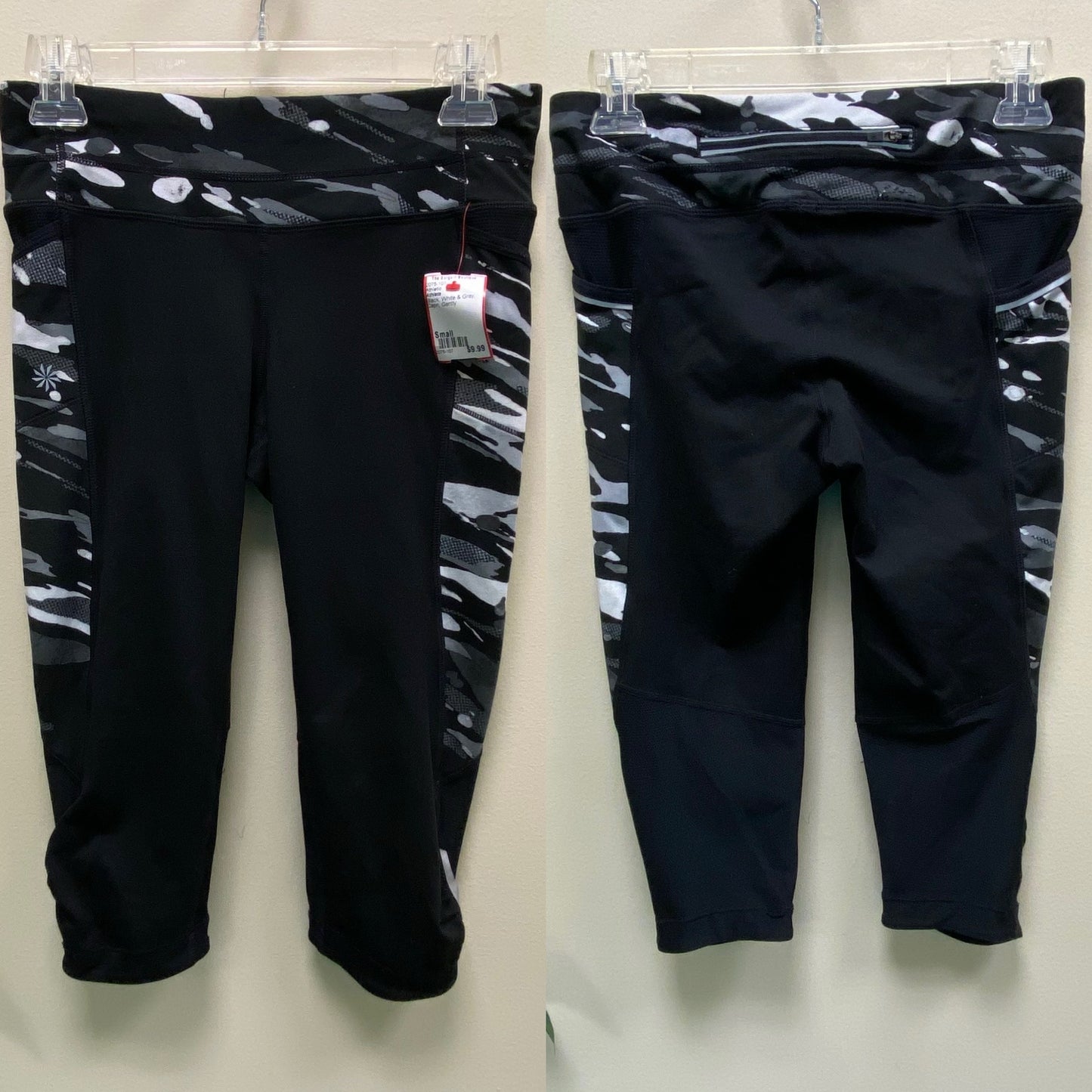 Athleta "Spliced Fire Be" Capri Leggings - Size Small