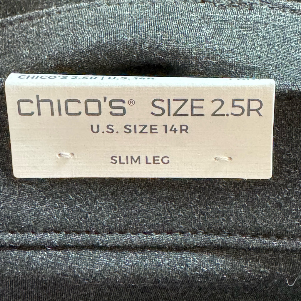 Chico's Slim Leg Ponte Jeggings - Size 14