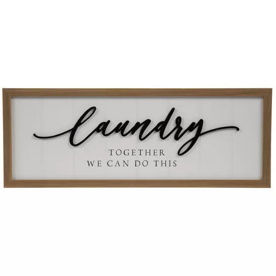 Laundry We Can Do This Wood Wall Decor