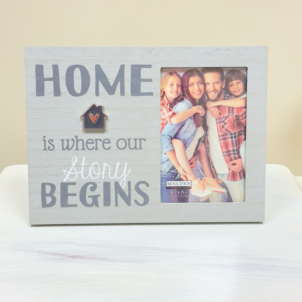 Home is Where Our Story Begins Picture Frame