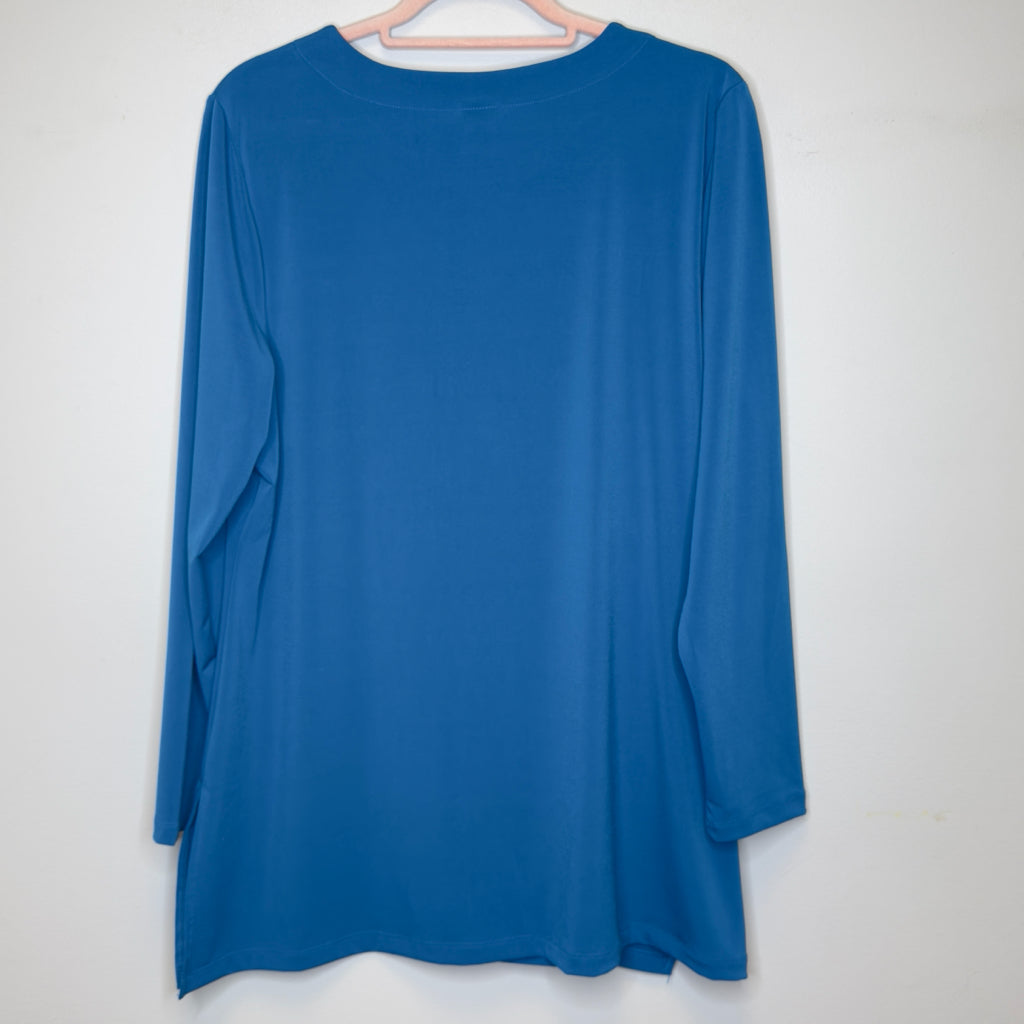 Chico's Long Sleeve Twist Tunic - Size Large
