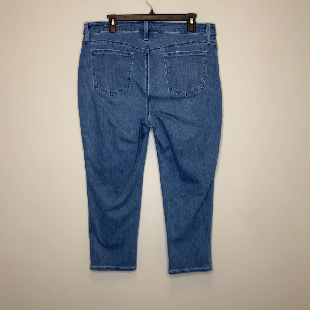 Chico's Girlfriend Cropped Jeans - Size 14
