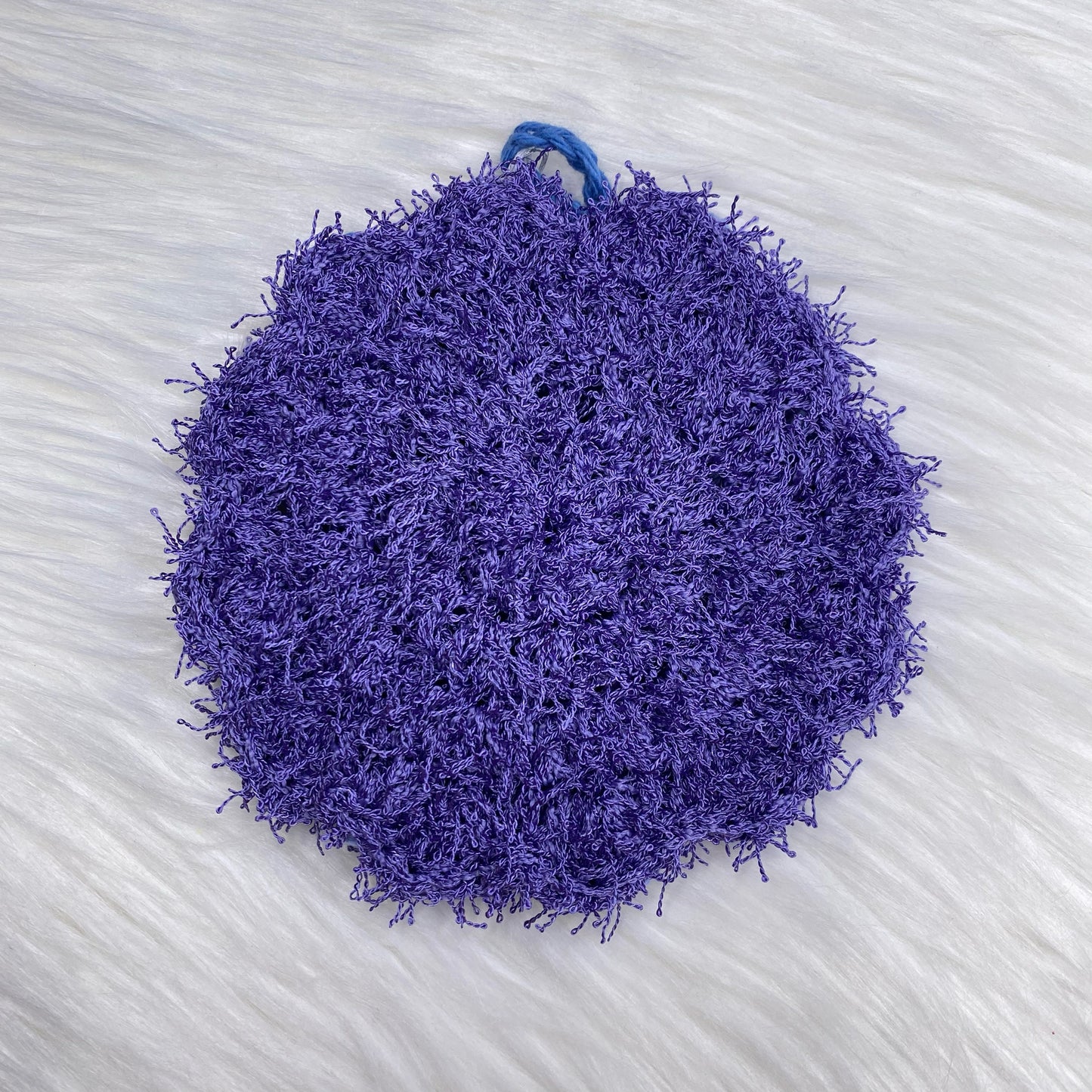 2-Sided Bath Sponge - Purple/Blue