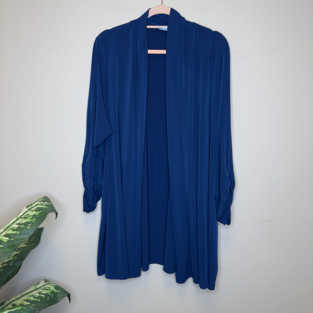 Susan Graver Long Line Cardigan - Size 2X