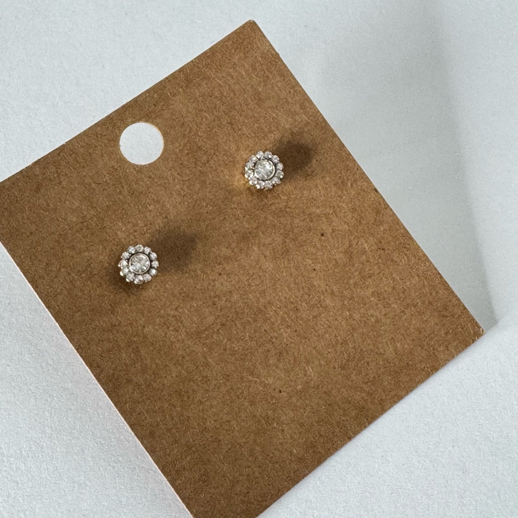 Cubic Zirconia Stud Earrings