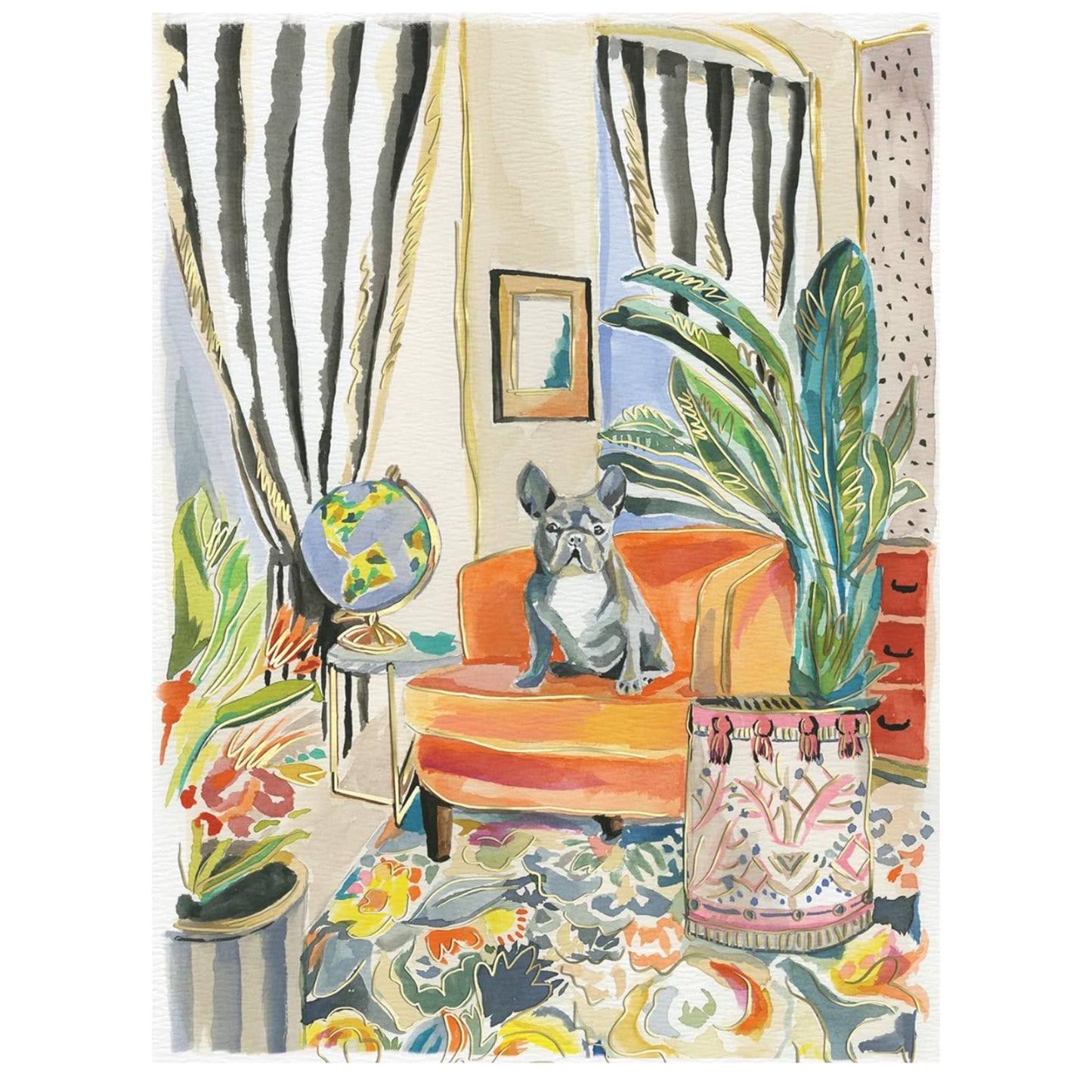 Uptown Dogs Note Card Set