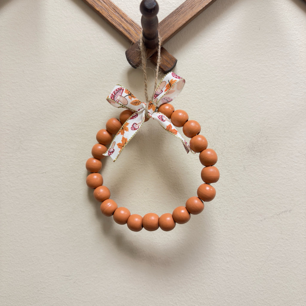 Fall Wreath Decor w/Fall Ribbon