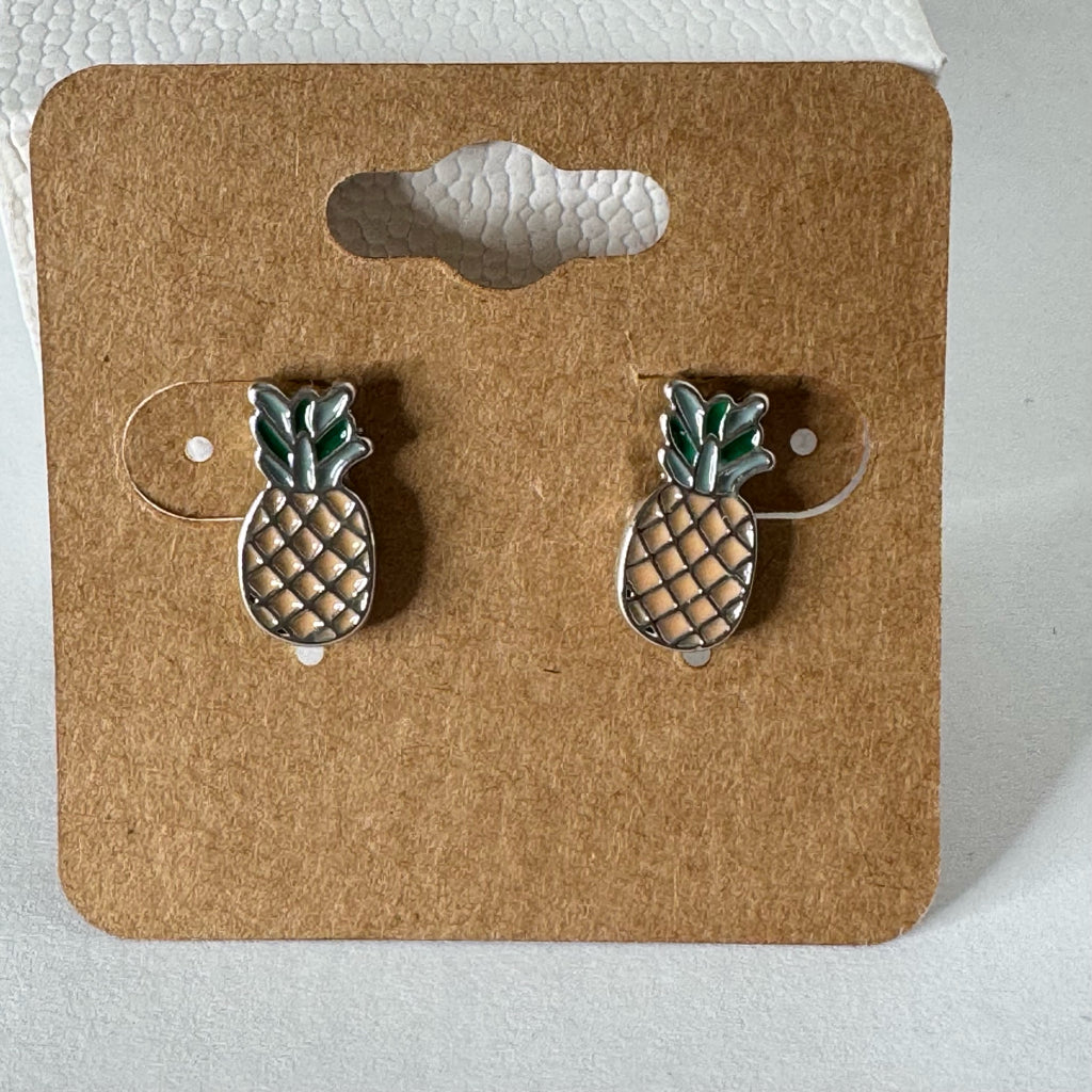 Pineapple Stud Earrings