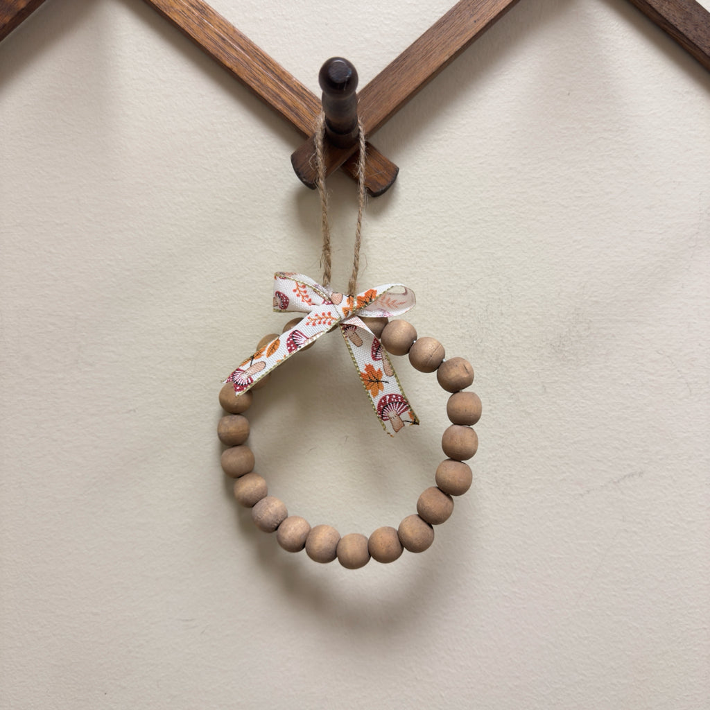 Fall Wreath Decor w/Fall Ribbon