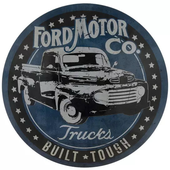 Ford Motor Co. Dome Metal Sign