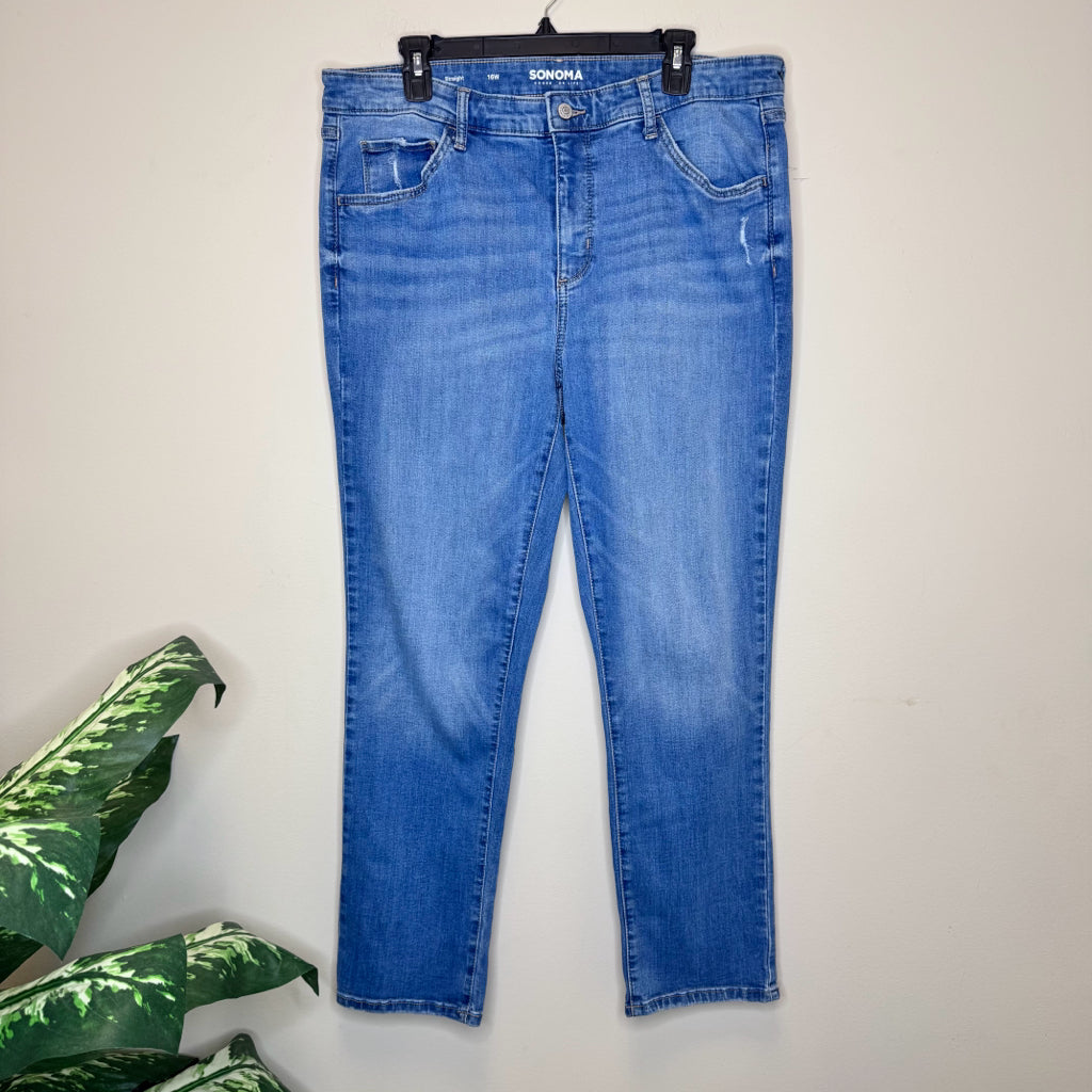 Sonoma "Straight" Jeans - Size 16W