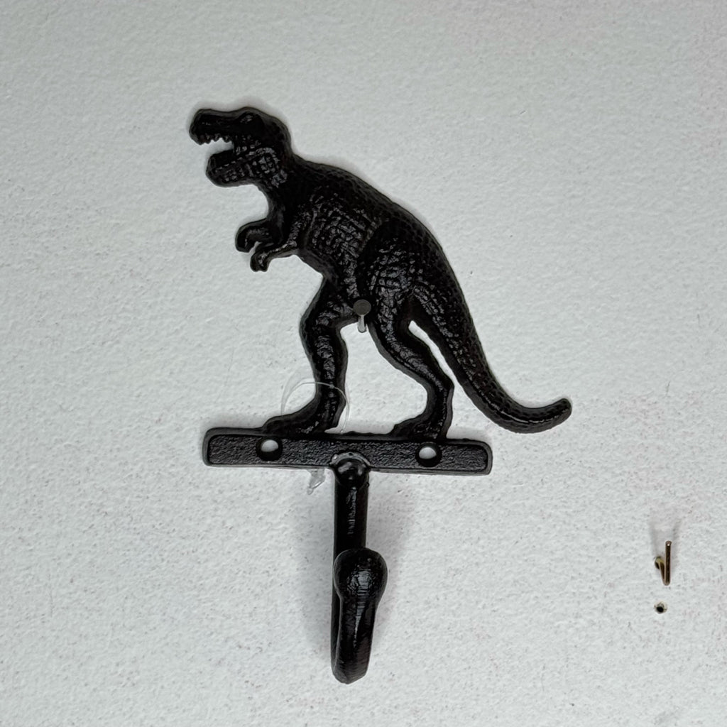 T Rex Cast Iron Coat Hook