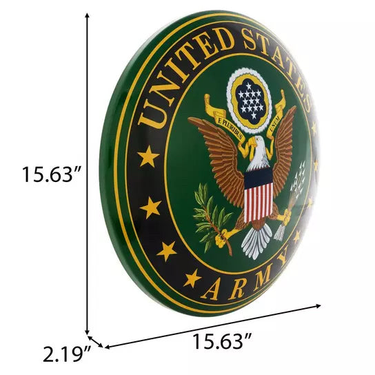 Army Dome Metal Sign