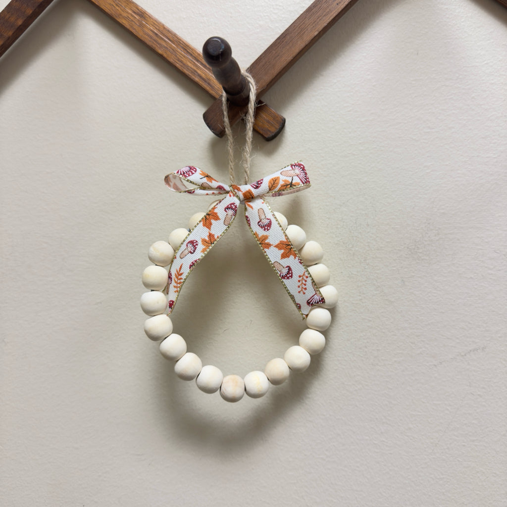 Fall Wreath Decor w/Fall Ribbon