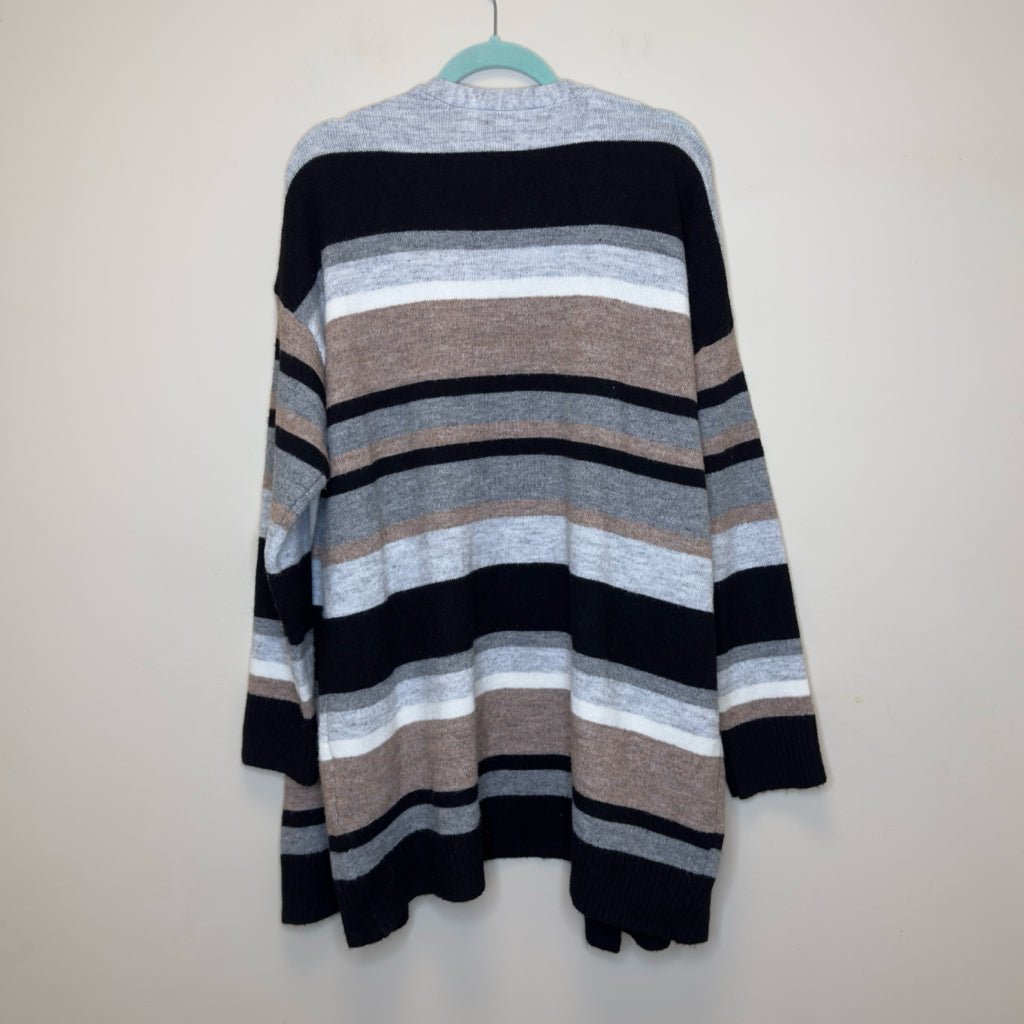 Time & True Long Line Cardigan Sweater - Size XL