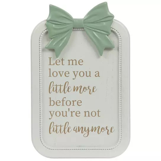 Love You A Little More Wood Wall Decor