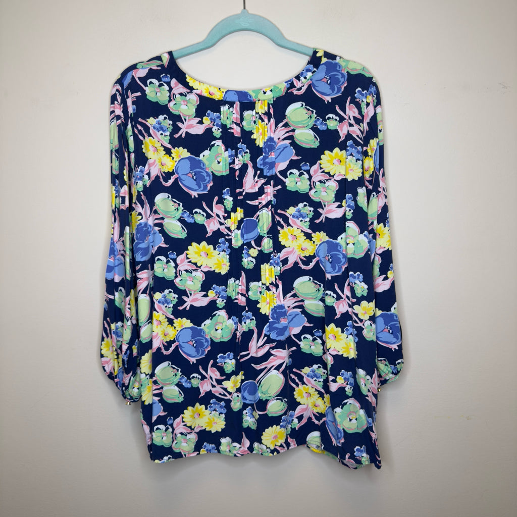Talbots Floral Print Top - Size XL