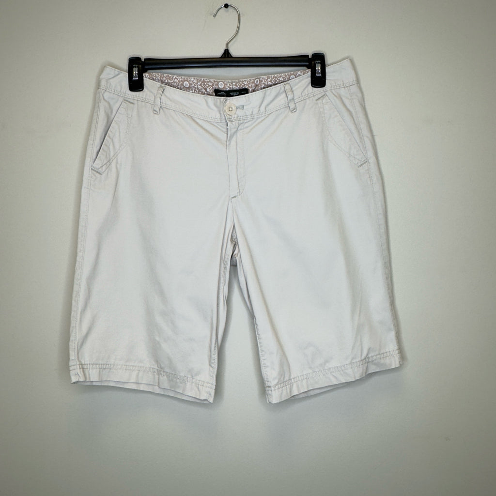 Eddie Bauer Khaki Bermuda Shorts - Size 12