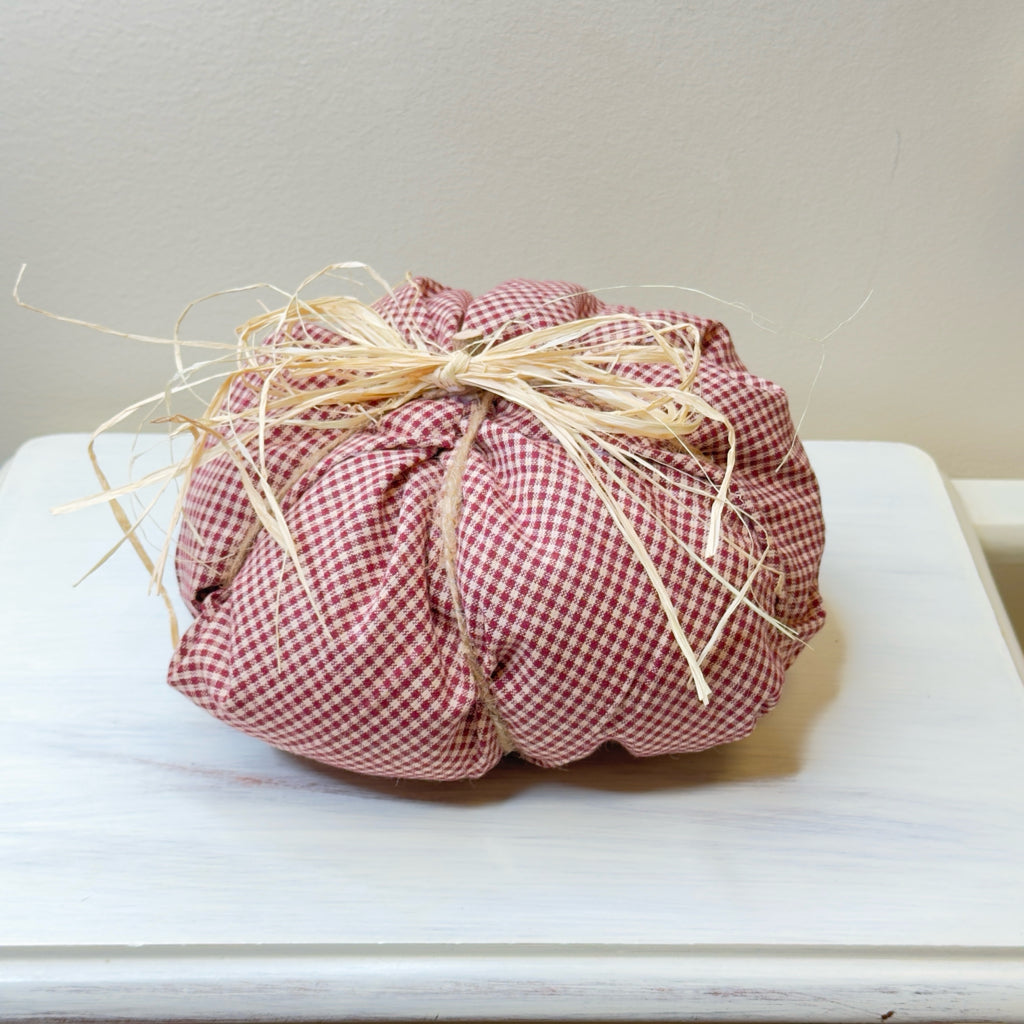 Plaid Stuffed Pumpkins