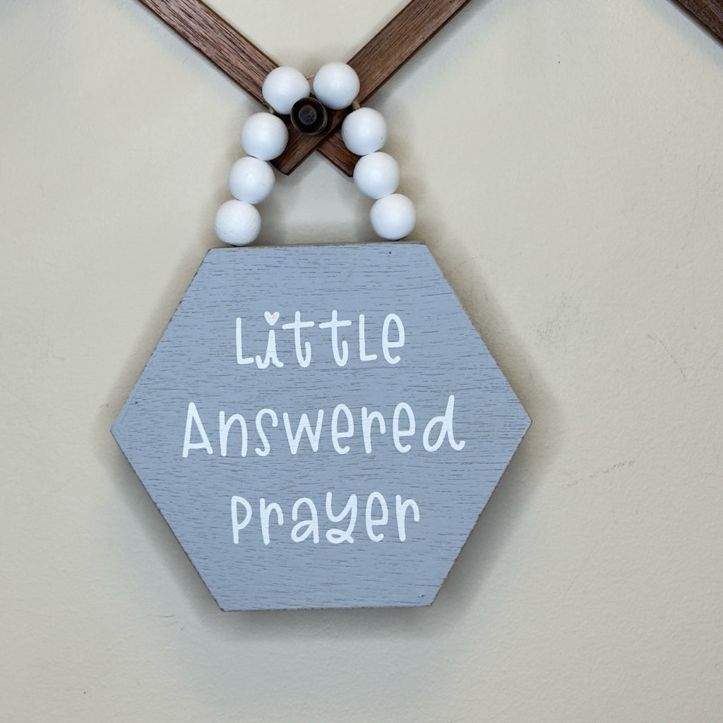 Little Answered Prayer Box Sign