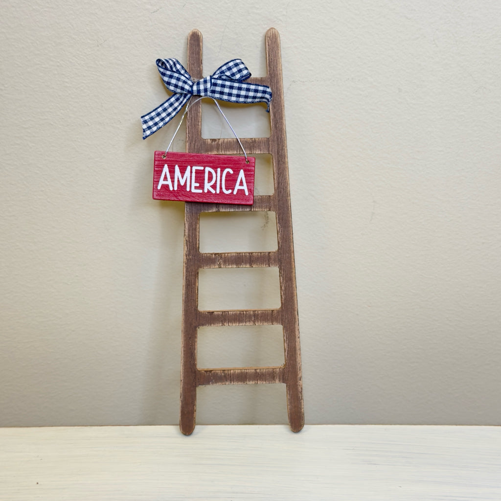 8" America Decorative Ladder