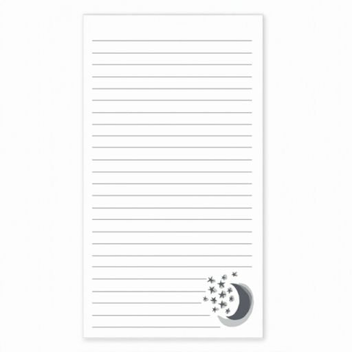 Camping Icons Icons Cream Fabric List Pad