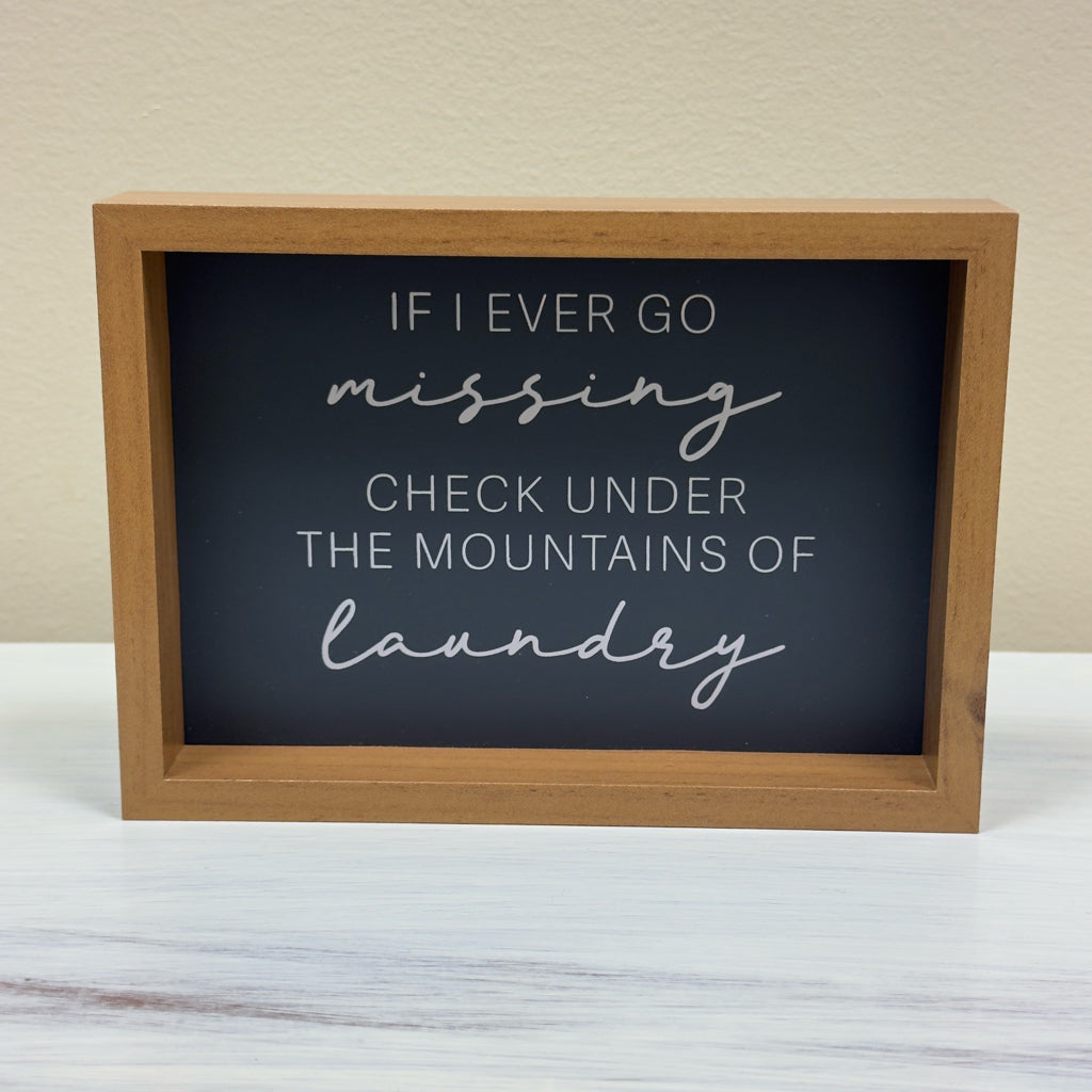 Laundry Box Sign