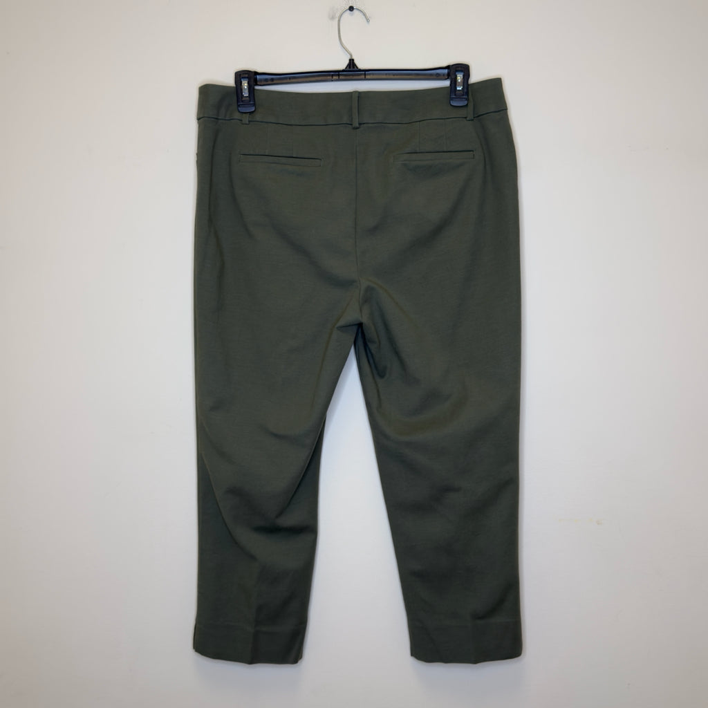 Loft "The Riviera Pant" Army Green Julie Pants - Size 14