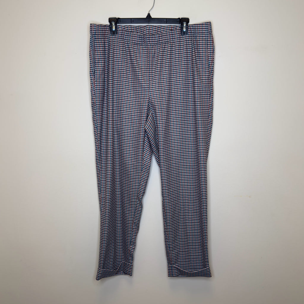 J. Jill Pull-On Houndstooth Ponte Pants - Size 18