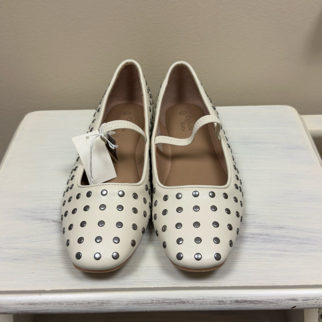Ophelia Roe Studded Flats - Size 11