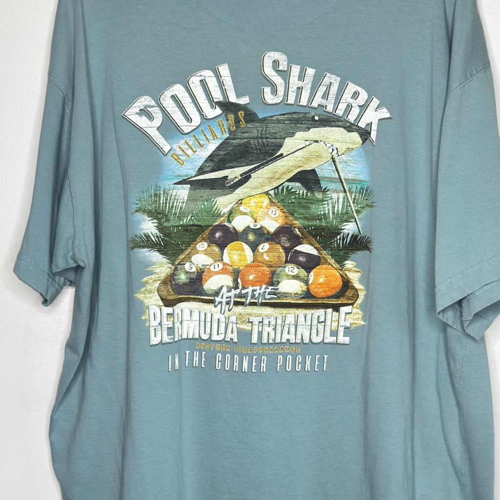 Newport Blue "Pool Shark" Graphic Tee - Size XXL