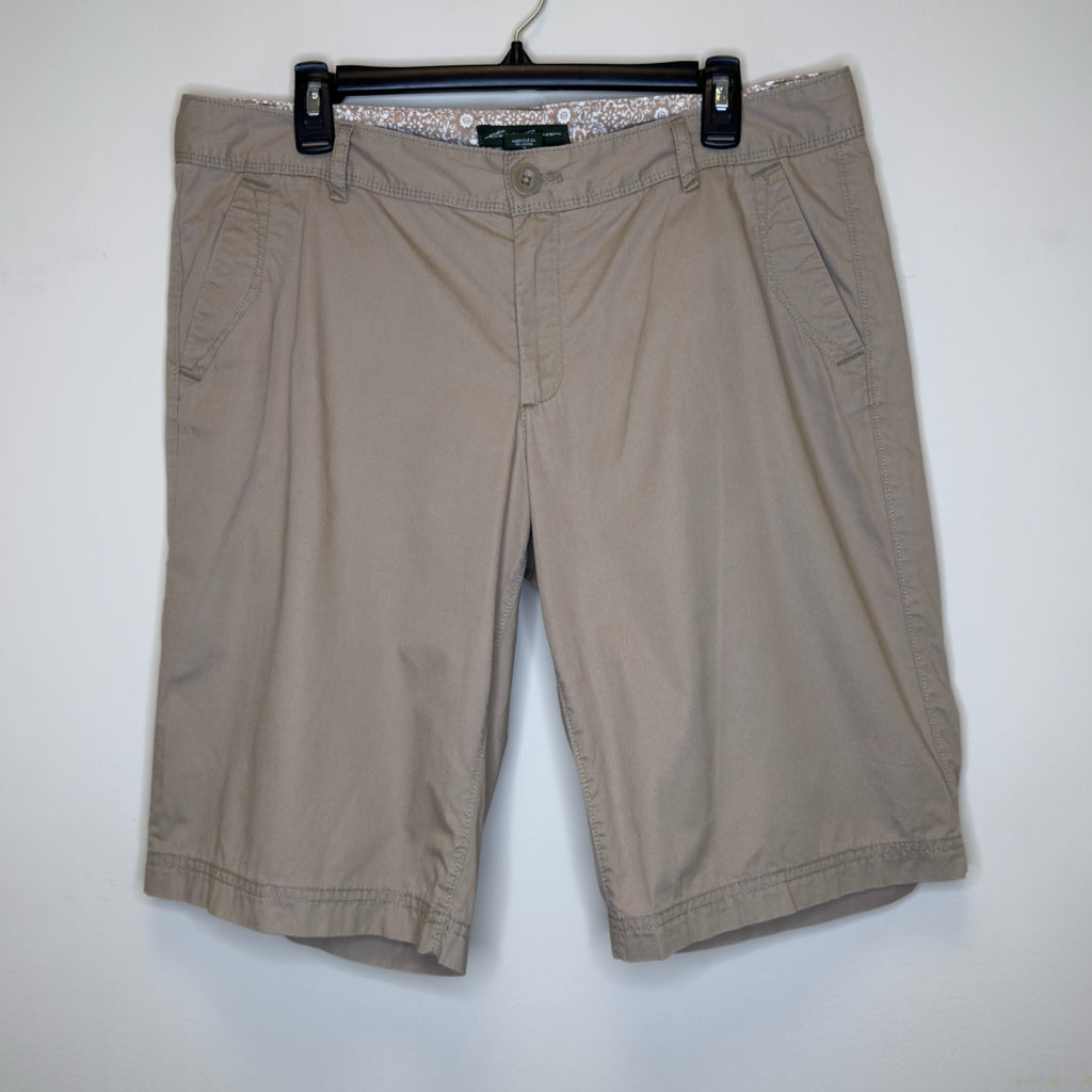Eddie Bauer Khaki Bermuda Shorts - Size 12