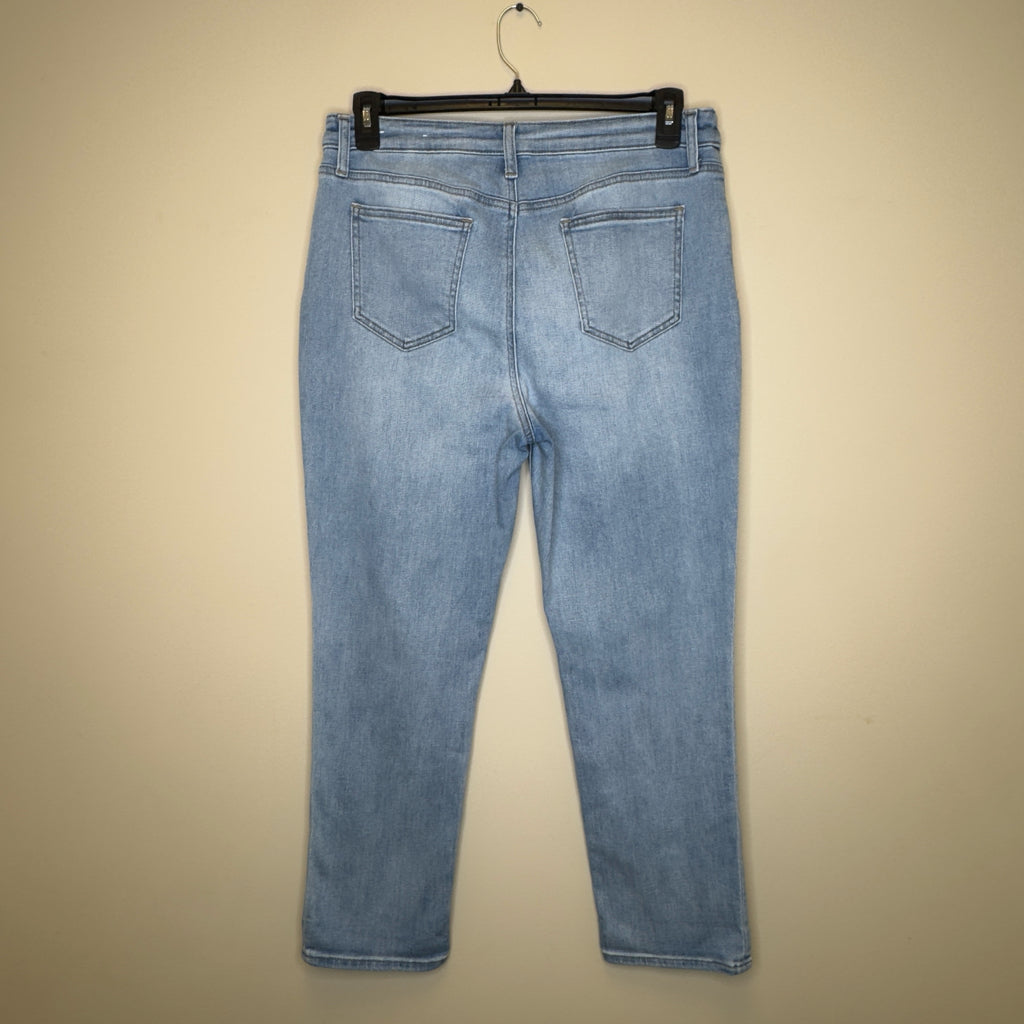 Chico's So Slimming Roll Hem Cropped Jeans - Size 12
