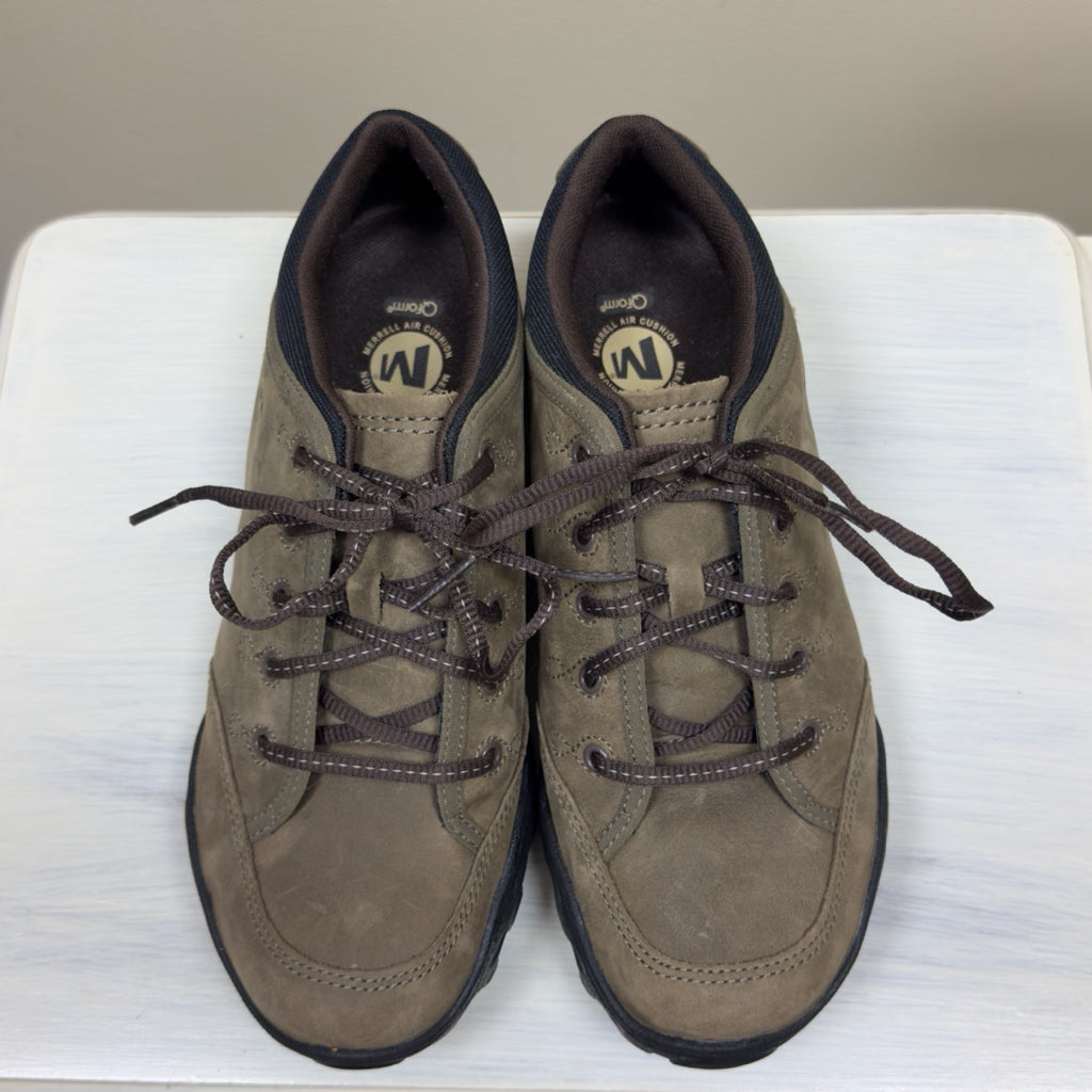 Merrell Quartz Stone Ortholite Leather Hiking Shoes - Size 7 1/2