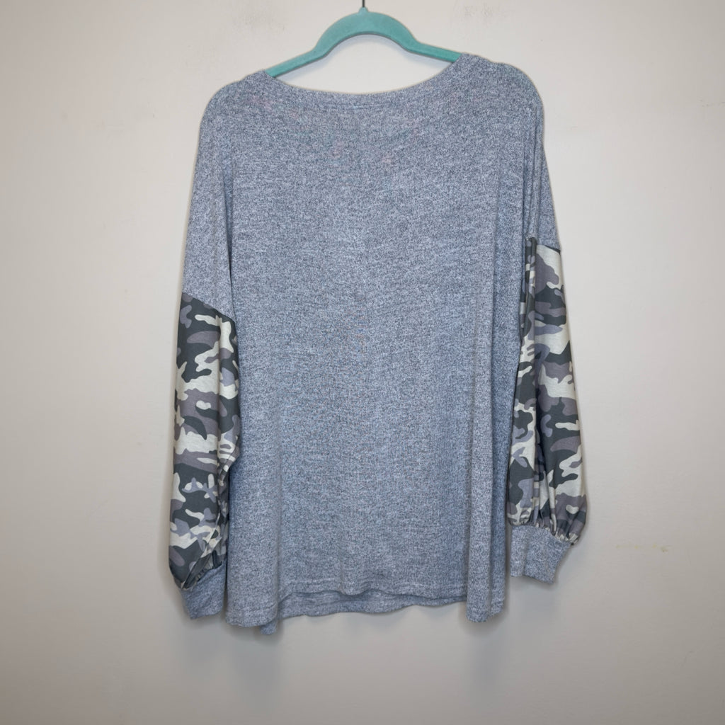 Tickled Teal Top - Size Large