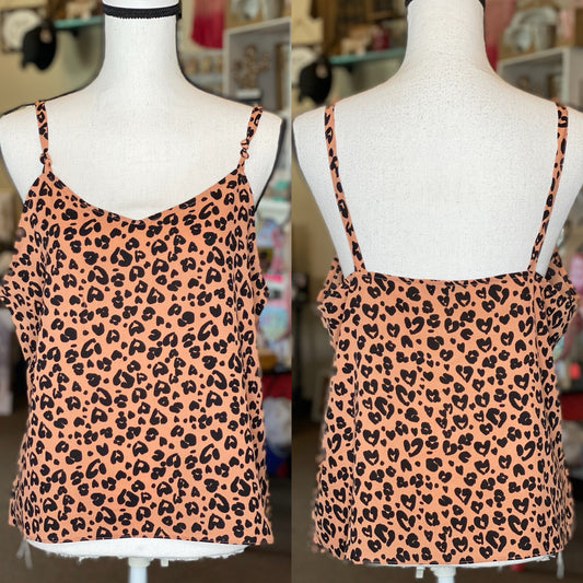 Wishlist Leopard Print Cami - Size Medium
