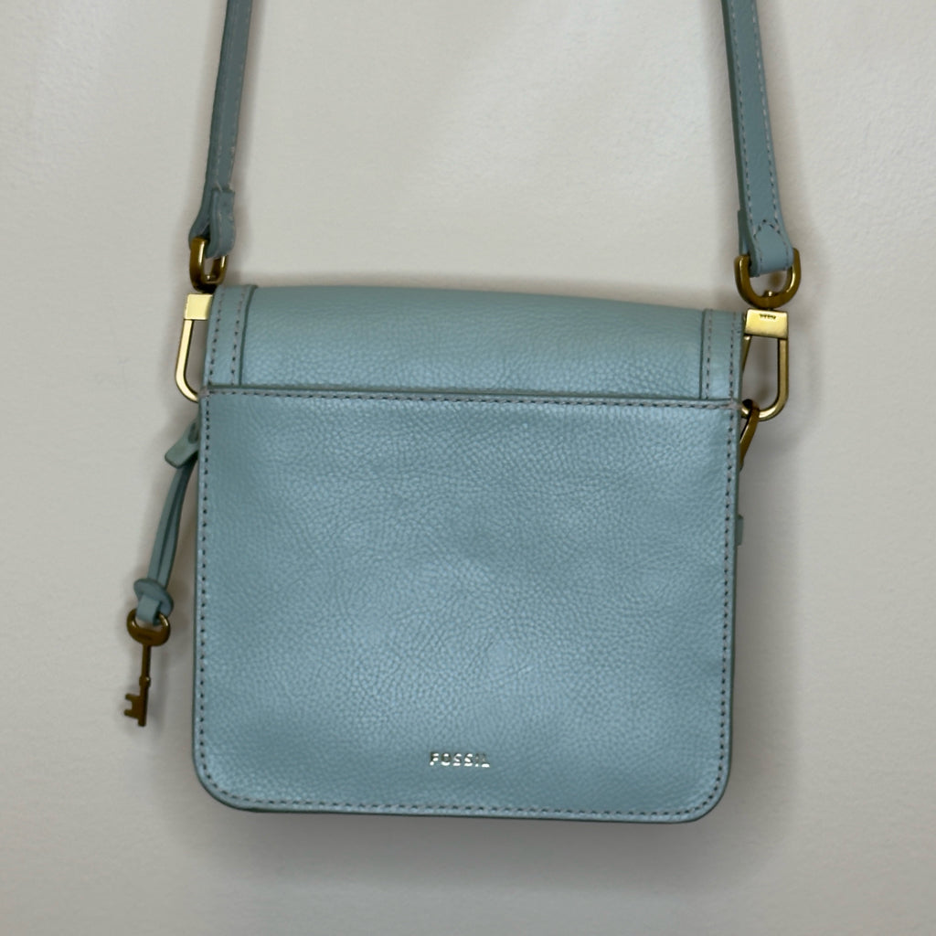 Fossil Ainsley Leather Small Flap Crossbody Handbag