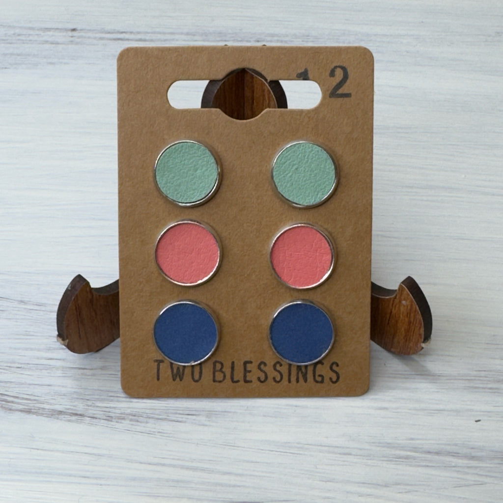 Two Blessings Earrings - 3pk