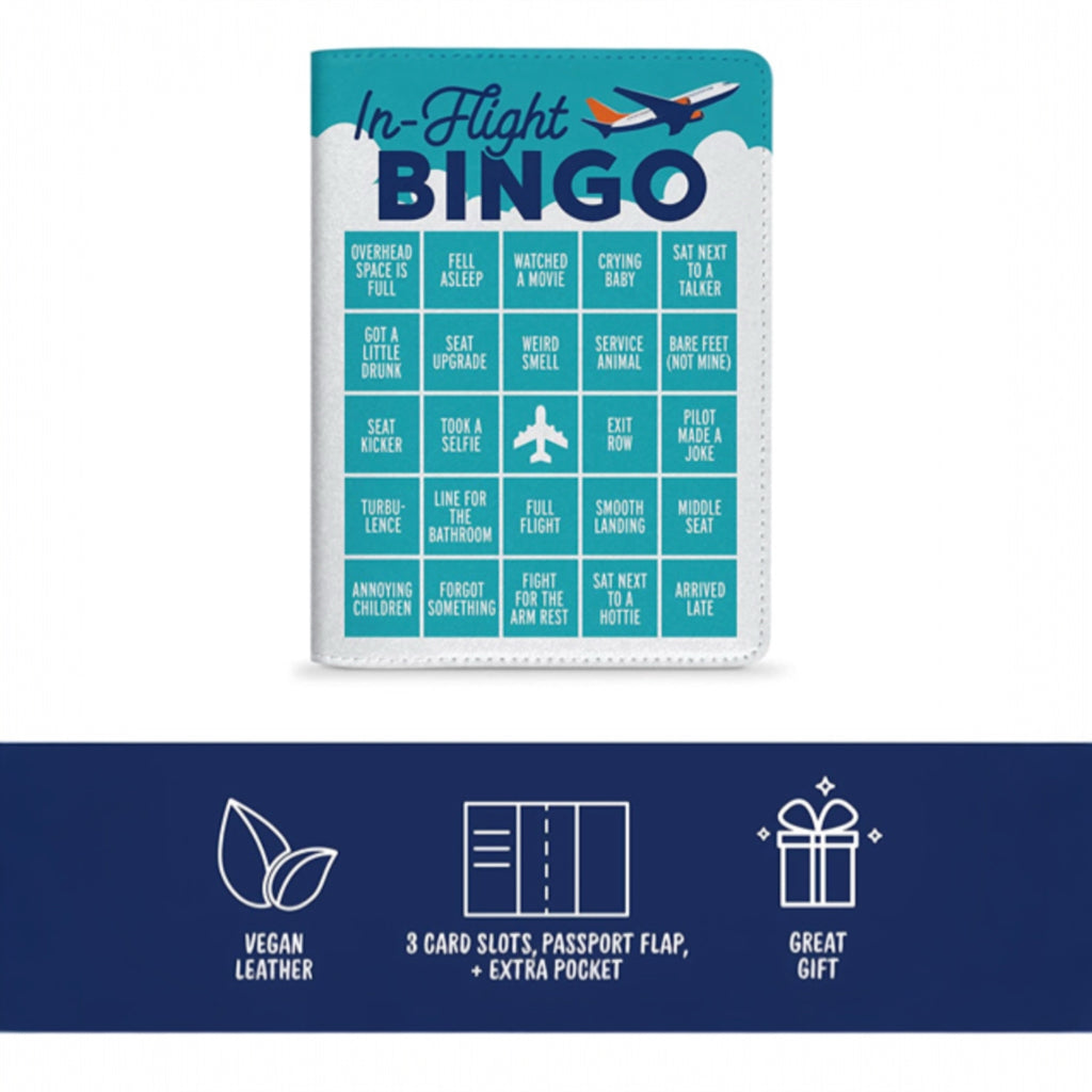 Wander Ware In-Flight Bingo Passport Holder