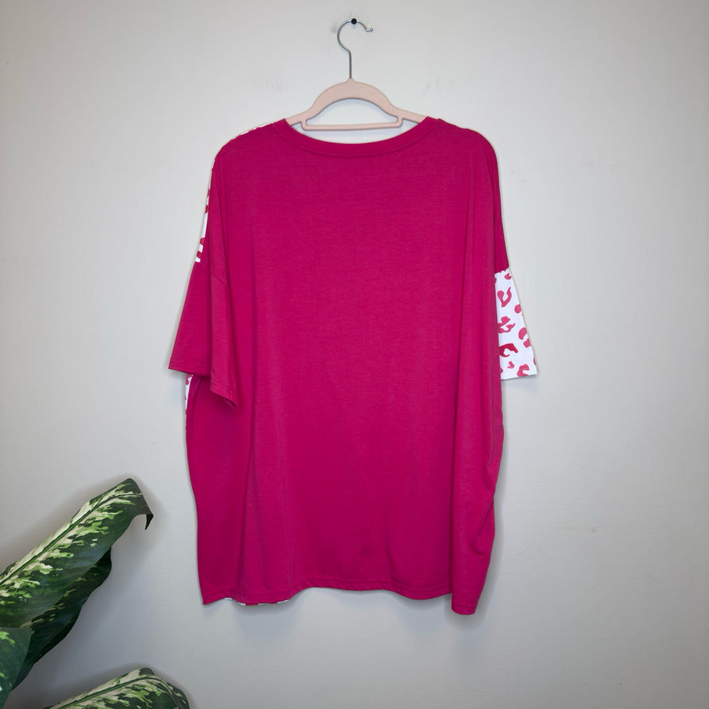 Leopard Print Top - Size 2X