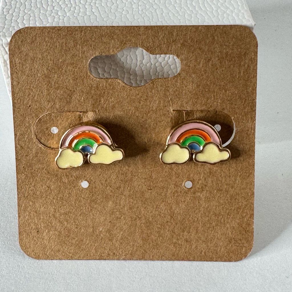 Rainbow Stud Earrings