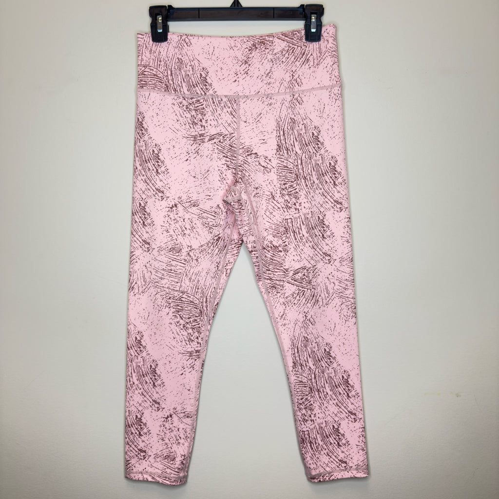 Zyia Active Pink Etching Light N Tight Hi-Rise 7/8 24” - Size 8-10