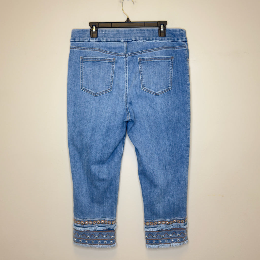 Chico's Crop Pull-On Jeggings - Size 14