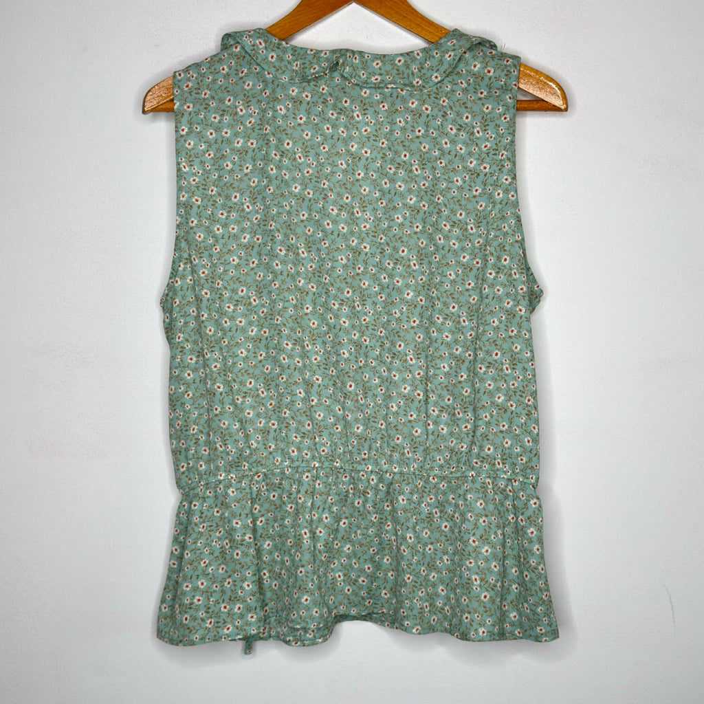 West K Faux Wrap Floral Sleeveless Top - Size XL